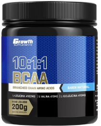 BCAA (10:1:1) (200g) (em pó) - Growth Supplements