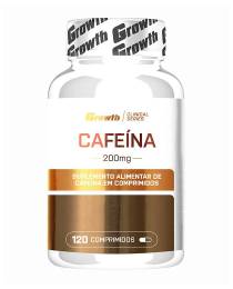 CAFEÍNA 200MG 120COMP - GROWTH SUPPLEMENTS
